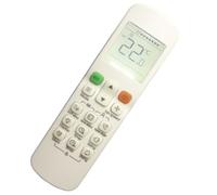 Cooling Unit Remote Controller RM12F, Clear English Keypad, Ready After Battery Installation, LCD Screen, Fan Timer Swing Control, White Body Replacement Ac Remote Central Ac Controller English Button