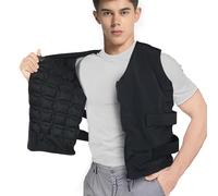 Cooling Vest with Ice Cells, Adjustable Unisex Cold Vest for Hot Weather, Reusable Cooling Gear for Outdoor Work, Black, One size