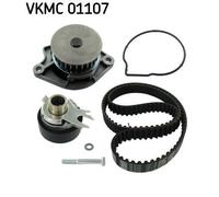 SKF VKMC 01107 Timing belt and water pump kit, Black