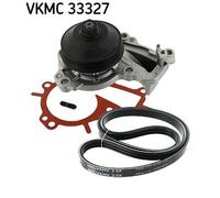 SKF VKMC 33327 Water Pump + V-Ribbed Belt Kit