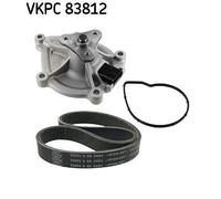 SKF VKMC 33843 Water Pump + V-Ribbed Belt Kit