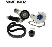 SKF VKMC 36032 Water Pump + V-Ribbed Belt Kit