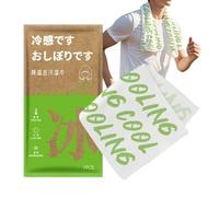 Cooling Wipes for Hot Weather, Travel Size Body Wipes, Portable Refreshing Cleansing Towels for Hot Weather Fitness Enthusiasts Camping Post-Workout Picnic Cycling Summer Festivals