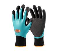 COOLJOB Waterproof Work Gloves for Winter, Thermal Gloves for Cold Weather, Outdoor Gardening Work (1 Pair L)
