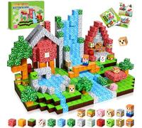COOLJOYA Magnetic Blocks-108 PCS Magnetic Building Blocks, Building Toys for Montessori Birthday Gifts, Creative Kids Games, STEM Montessori Sensory Toys Boys Girls Ages 3 4 5 6 7 8 9 10 (0.8 inch)