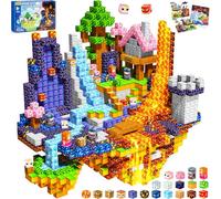 COOLJOYA Magnetic Blocks-150 PCS Magnetic Building Blocks, Easter Gifts for Kids, Construction Toys for Montessori, STEM Sensory Toys for Boys Girls Age 3 4 5 6 7 8 9 10 Stowable