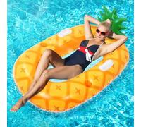COOLJOYA Pool Inflatable Float for Adult | Inflatable Pool Floats Tube | Inflatable Hammock with Bottom Mesh Air Floating Bed Beach Pool Float for Adults Kids