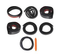CoolKo Full Rubber Door Seal Windshield & Roof Wind Guard Noise Lowering Reduction Anti-Dust Kit Compatible with Model 3 & Highlands - 7 Pcs