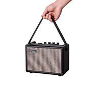 Coolmusic 15G Portable Bluetooth Amp, 2-in-1 Guitar Amp for Electric & Acoustic, Gain & Reverb Knobs