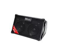 Coolmusic BP40D Powered Acoustic Guitar Amplifier- Portable Bluetooth Speaker 80W W/Battery with Reverb Chorus Delay Effect, 6 Inputs,3 Band EQ (BK)