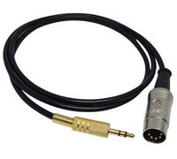 CoolNovelties 5 Pin DIN to 3.5mm Stereo Jack Plug Gold 5 Metre Interconnect Cable for Naim/B&O