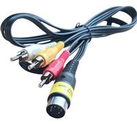 CoolNovelties Sega Mega Drive 1, Master System 1 & Genesis 1 TV Audio/Video RCA Cable