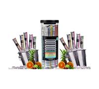 Cooloo Cocktail Pops Combo Pack - 12 Count - Alcohol Ice Pops With Mai Tai, Paloma, Gin & Tonic, and Piña Colada - 5% Alc/Vol - Boozy Party Freezer Treats