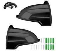Coolotic 2-Set Outdoor CCTV Security Camera Top Cover, Sun Rain Shade Cover Shield Protective Roof for CCTV Surveillance Camera Hikvision/Nest/Ring/Arlo/Dome/Bullet