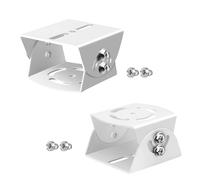 Coolotic CCTV Security Camera Universal Pole Mounting Mount Bracket Adapter for PTZ Dome Surveillance Camera (2x2D Duckbill Mount)