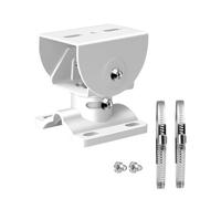 Coolotic Security Camera Corner Pole Mounting Bracket, Universal Wall Corner Mount Bracket Holder Stand for CCTV Camera PTZ Dome Vertical Pole Mounting Bracket (Camera Duckbill Mount with 2 Loops)