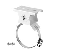 Coolotic Security Camera Corner Pole Mounting Bracket, Universal Wall Corner Mount Bracket Holder Stand for CCTV Camera PTZ Dome Vertical Pole Mounting Bracket (Camera Duckbill Mount with 1 Loop)