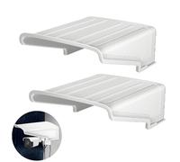 Coolotic Universal Sun Rain Shade Camera Cover Shield Security Camera Protective Roof for CCTV Surveillance Camera Hikvision/Nest/Ring/Arlo/Dome/Bullet (Square Camera Sun Rain Cover(2PCS))