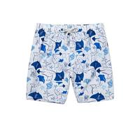 COOLOYA Men's Striped Swim Trunks Bathing Suits Quick Dry Board Shorts Mesh Lining Beach Swimwear with Pockets, Blue Ray, X-Large