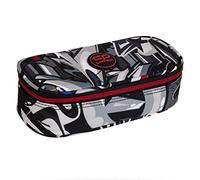 CoolPack Campus Pencil Case Large Pencil Case Desk Organiser with Zip Design, Multicoloured, School Pencil Case
