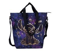 CoolPack Disney Stitch Gold Soho Shoulder Bag - Black Shoulder Bag - Compact & Lightweight