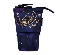 CoolPack Disney Stitch Gold Standing Pencil Case - Height Adjustable - Pencil Case for School & Everyday Use