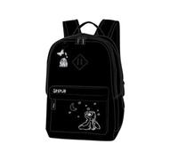 CoolPack Disney Stitch Scout School Backpack with 2 Main Compartments & Ergonomic Padding, black/silver, uni, Stitch Scout