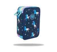 Coolpack Jumper 3 Blue Unicorn 3 Chamber Accessory Pencil Case