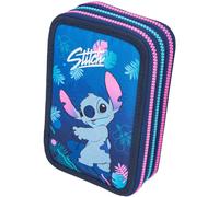 CoolPack Jumper 3 STITCH Disney 3-Compartment Pencil Case with Supplies