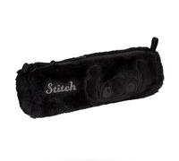 CoolPack Tube Stitch Fluffy Pencil Case - Cuddly Pencil Case for School & Everyday Use, black, Fluffy