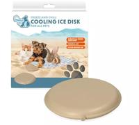 CoolPets Cooling Ice Disc Beige - Pet Cooling - Cooling Disc - Beige