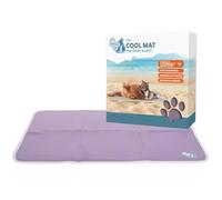 CoolPets Premium Cooling Mat for Dogs - S 50 x 40 cm - Non-Slip and Flow-free Coolgel - with Citronella and Eucalyptus - Lilac