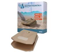 CoolPets Splash Water Fountain Beige For Dogs 9.8x23.2x21.9 cm