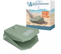 COOLPETS Splash Water Fountain - Giocattolo acquatico per cani - Raffreddamento per cani - Giocattoli per cani - Verde Oliva
