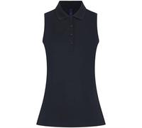 CoolPlus Sleeveless Polo Shirt Henbury Navy M