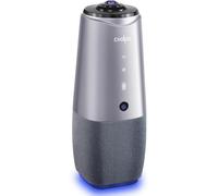 COOLPO Webcam, 360° Video Conference Camera, 4K UHD All-in-One with Speaker, Microphone, AI Speaker Tracking, Noise Cancellation, Teams, Zoom, PANA 5ft USB Cable