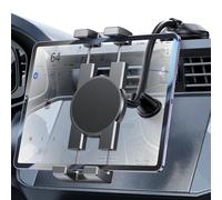 Coolpow Tablet Car Mount for iPad Truck Holder【Windshield+Dash】 Strong Suction Cup Tablet Holder for car with Gooseneck Long Arm Extension for All 4.7"-12.9" Apple iPad Samsung Galaxy Tab.