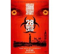 CoolPrintsUK 28 Days Later Poster Borderless Vibrant Premium Glossy Movie Poster Various Sizes (A2 Size 23.4 x 16.5 Inch / 594 x 420 mm)