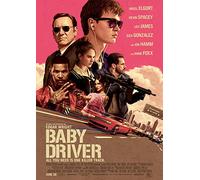 CoolPrintsUK Baby Driver Poster Borderless Vibrant Premium Glossy Movie Poster Various Sizes (A2 Size 23.4 x 16.5 Inch / 594 x 420 mm)