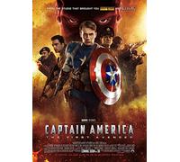 CoolPrintsUK Captain America The First Avenger Poster Borderless Vibrant Premium Glossy Movie Poster Various Sizes (A2 Size 23.4 x 16.5 Inch / 594 x 420 mm)