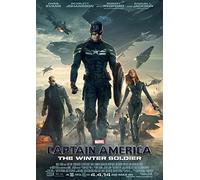 CoolPrintsUK Captain America The Winter Soldier Poster Borderless Vibrant Premium Glossy Movie Poster Various Sizes (A3 Size 16.5 x 11.7 Inch / 420 x 297 mm)