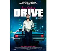 CoolPrintsUK Drive Movie Poster Borderless Vibrant Movie Poster Various Sizes (A1 Size 33.1 x 23.4 Inch / 841 x 594 mm)