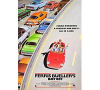 CoolPrintsUK Ferris Buellers Day Off Poster Borderless Vibrant Premium Glossy Movie Poster Various Sizes (A3 Size 16.5 x 11.7 Inch / 420 x 297 mm)