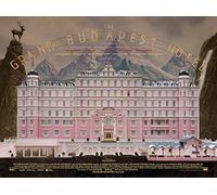 CoolPrintsUK Grand Budapest Hotel Poster Borderless Vibrant Movie Poster Various Sizes (A3 Size 16.5 x 11.7 Inch / 420 x 297 mm)
