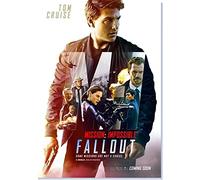 CoolPrintsuk - MI6 Mission Impossible 6 Fallout Poster Borderless Vibrant Premium Glossy Movie Poster Various Sizes (A3 Size 16.5 x 11.7 Inch / 420 x 297 mm)