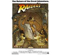 CoolPrintsUK Raiders of the Lost Ark Poster Borderless Vibrant Movie Poster Various Sizes (A3 Size 16.5 x 11.7 Inch / 420 x 297 mm)
