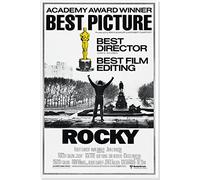 CoolPrintsUK Rocky Poster Borderless Vibrant Premium Movie Poster Various Sizes (A2 Size 23.4 x 16.5 Inch / 594 x 420 mm)