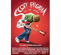 CoolPrintsUK Scott Pilgrim v The World Poster Borderless Vibrant Premium Movie Poster Various Sizes (A2 Size 23.4 x 16.5 Inch / 594 x 420 mm)