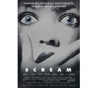 CoolPrintsUK Scream Poster Borderless Vibrant Premium Movie Poster Various Sizes (A1 Size 33.1 x 23.4 Inch / 841 x 594 mm)
