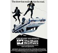 CoolPrintsUK The Blues Brothers Poster Borderless Vibrant Premium Glossy Movie Poster Various Sizes (A2 Size 23.4 x 16.5 Inch / 594 x 420 mm)